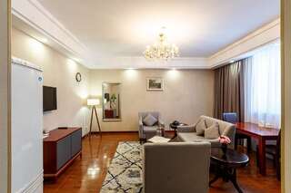 Отель Renion Residence Hotel Алматы Апартаменты с 1 спальней и 2 односпальными кроватями-4